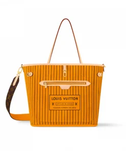 Louis Vuitton M11947 Neverfull Bandoulière Inside Out MM Monogram/Jaune Safran