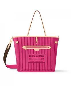Louis Vuitton M12257 Neverfull Bandoulière Inside Out MM MMonogram/Rose Pondichery