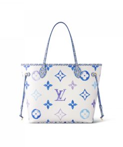 Louis Vuitton M22979 Neverfull MM Blue Monogram