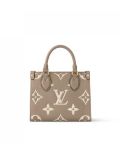 Louis Vuitton M47054 OnTheGo BB Dove Gray/Cream