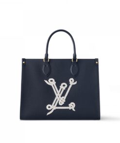 Louis Vuitton M24834 OnTheGo MM Navy Blue