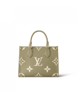Louis Vuitton M46647 OnTheGo PM Khaki Cream
