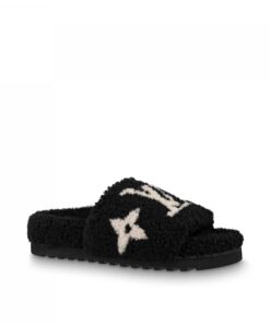 Louis Vuitton Paseo Flat Mule Black 1ABWDP