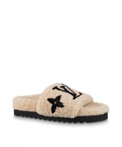 Louis Vuitton Paseo Flat Mule Ecru 1ABWD9