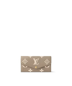 Louis Vuitton Bicolor Monogram Empreinte Leather M81049 Sarah Wallet