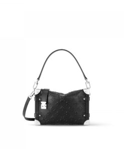 Louis Vuitton M21709 Side Trunk MM Black Fashion Leather