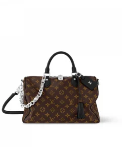 Louis Vuitton M12243 Speedy Soft 30 Dark Monogram Black