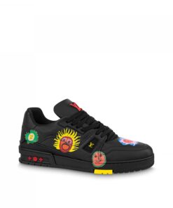 Louis Vuitton Trainer Sneaker LV x YK Black 1ABD2W