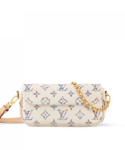 Louis Vuitton M83499 Wallet on Chain Ivy Multicolor White