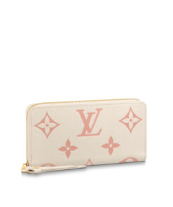 Louis Vuitton Crème / Rose Trianon M81914 Zippy Wallet